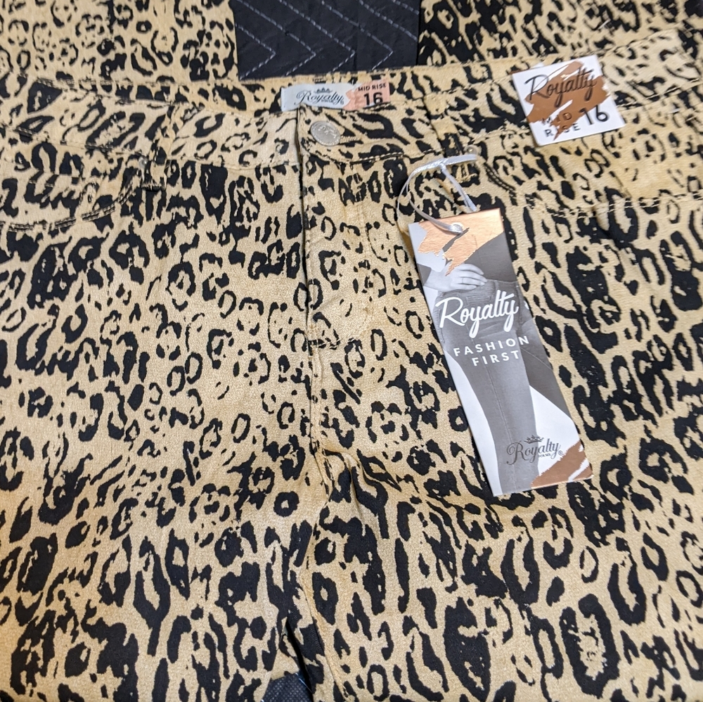 Royalty Leopard Print Pants